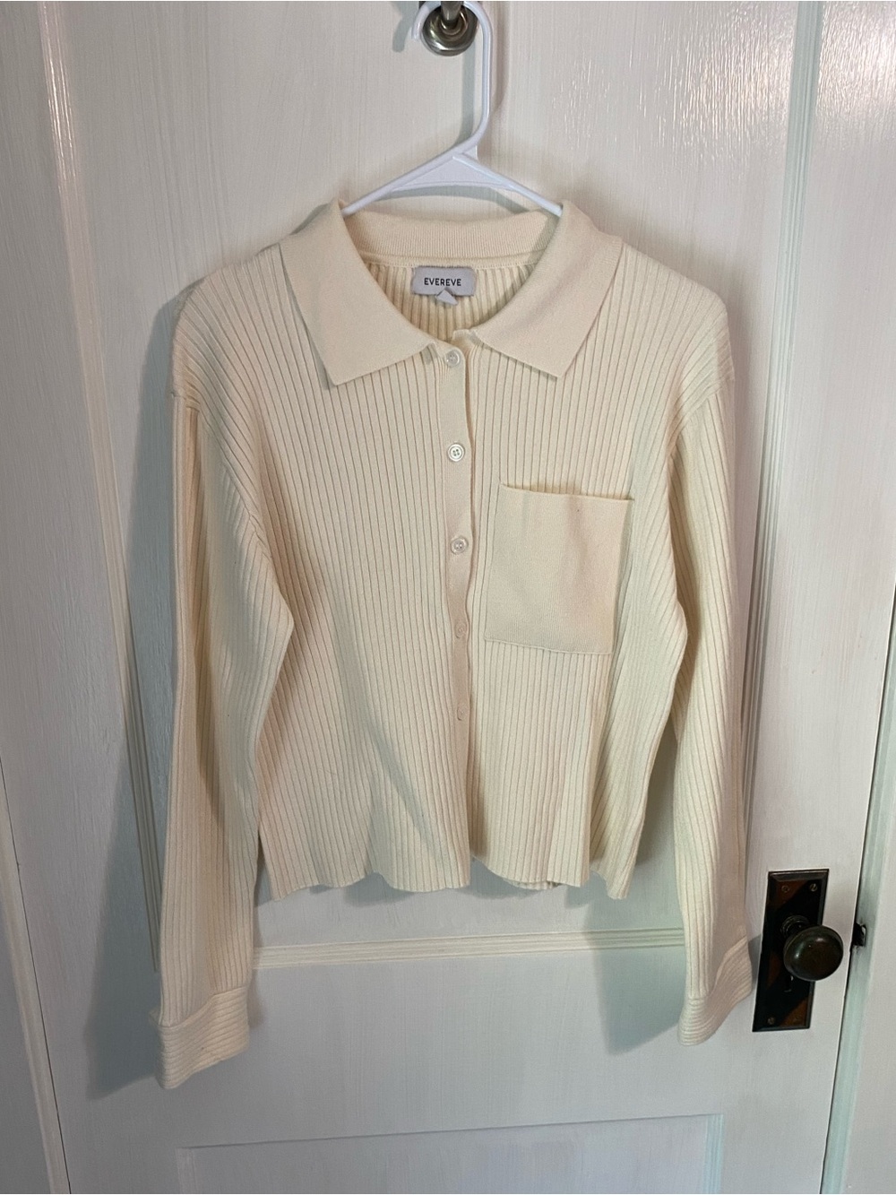 Evereve button-up collared sweater